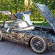 Illustration for article titled A Mercedes built out of 10,000 pieces of scrap metal